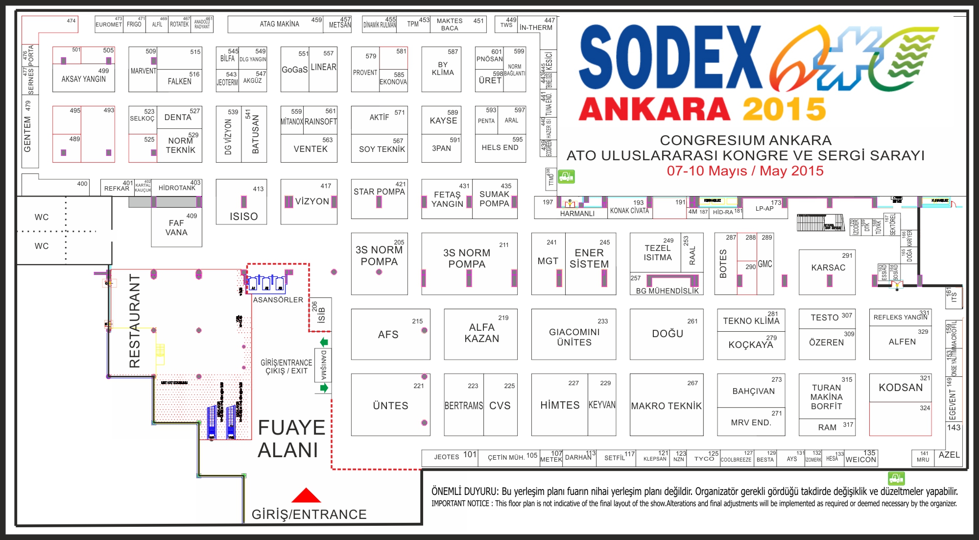 Sodex Ankara 2015